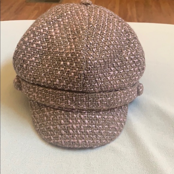 Light pink and Carmel color design hat - Picture 1 of 2